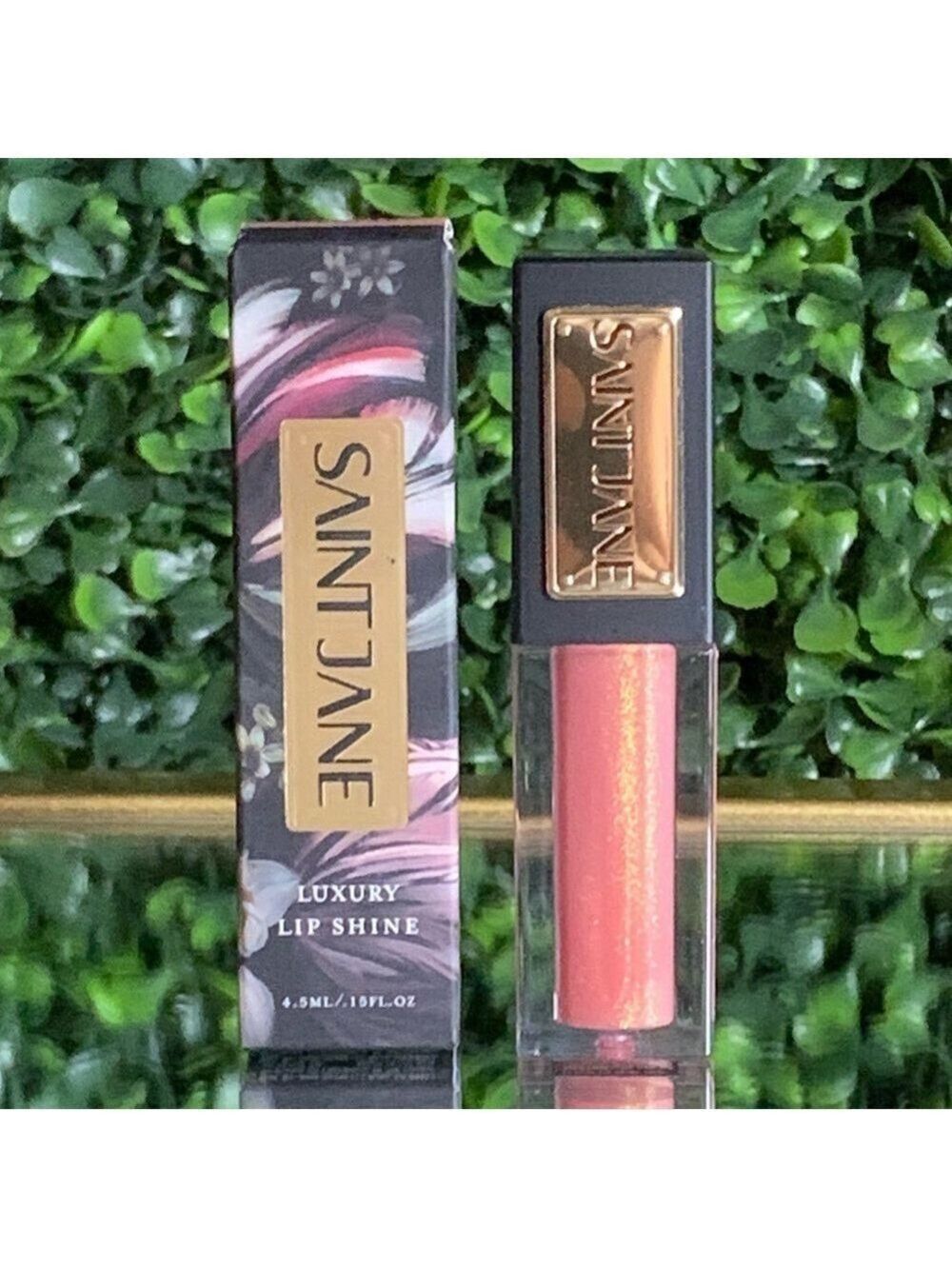 Saint Jane NECTAR Lip Shine Longwear Hydration Lip Oil | NEW | Golden Peach